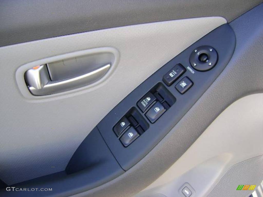 2008 Elantra GLS Sedan - QuickSilver Metallic / Gray photo #14