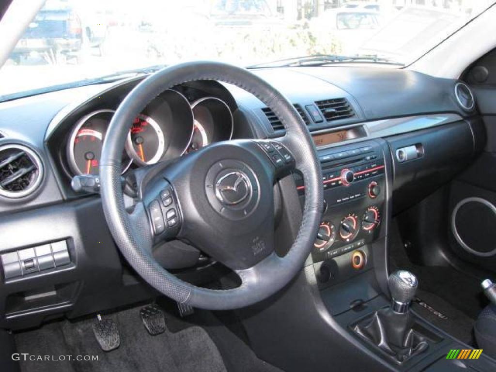 2006 MAZDA3 s Hatchback - Winning Blue Metallic / Black photo #11