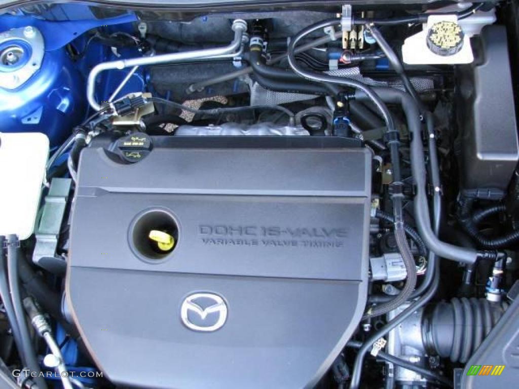 2006 MAZDA3 s Hatchback - Winning Blue Metallic / Black photo #14