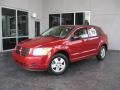 2009 Inferno Red Crystal Pearl Dodge Caliber SE  photo #2