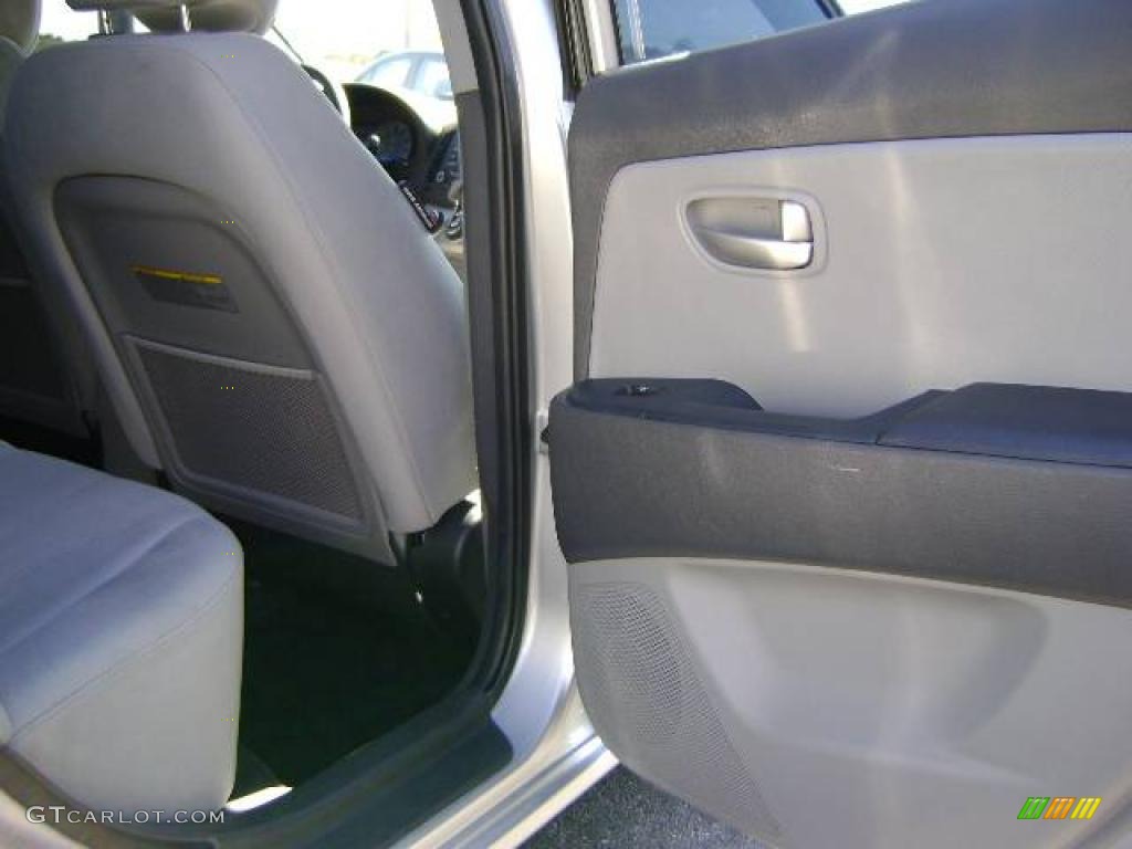 2008 Elantra GLS Sedan - QuickSilver Metallic / Gray photo #21