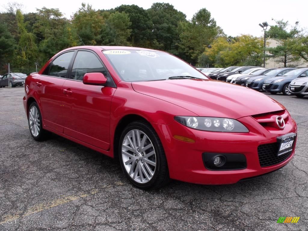 2006 MAZDA6 MAZDASPEED6 Grand Touring - Velocity Red Mica / Black photo #1