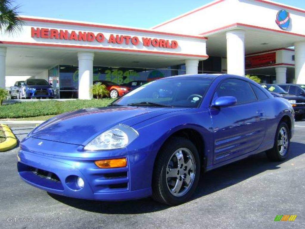2005 Eclipse GS Remix Edition Coupe - UV Blue Pearl / Midnight photo #1