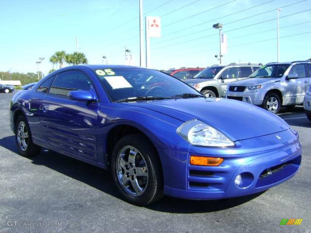 2005 Eclipse GS Remix Edition Coupe - UV Blue Pearl / Midnight photo #7