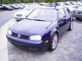 Indigo Blue Pearl 1999 Volkswagen Golf GLS 4 Door