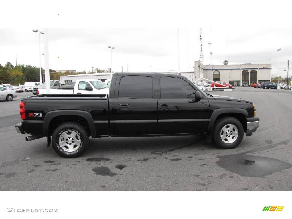 2005 Silverado 1500 Z71 Crew Cab 4x4 - Black / Dark Charcoal photo #5