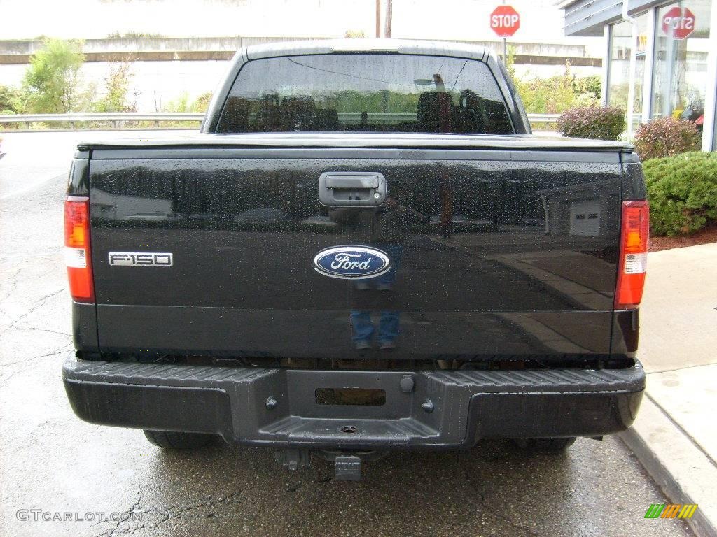 2004 F150 FX4 SuperCab 4x4 - Black / Black photo #4