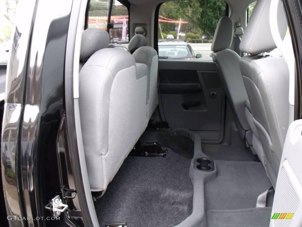 2007 Ram 1500 SLT Quad Cab 4x4 - Brilliant Black Crystal Pearl / Medium Slate Gray photo #11