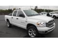 2007 Bright White Dodge Ram 1500 Big Horn Edition Quad Cab 4x4  photo #4