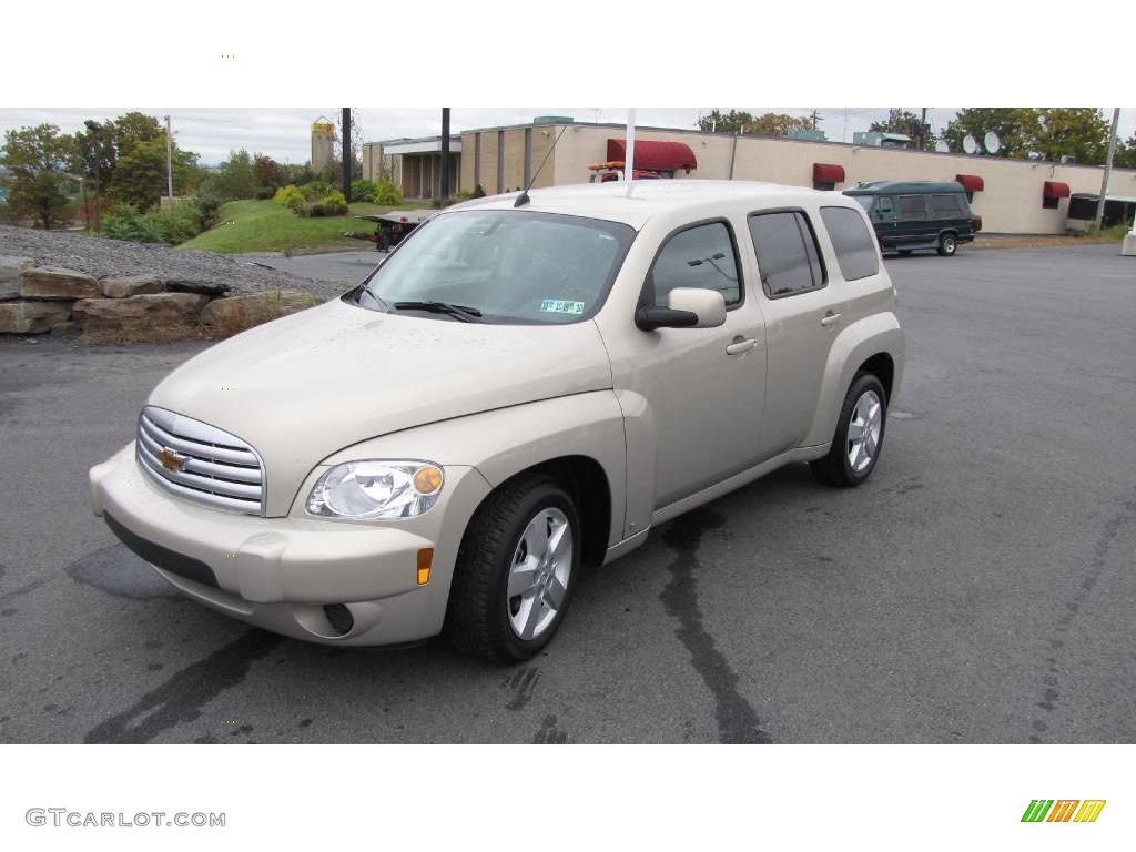 2009 HHR LT - Gold Mist Metallic / Ebony photo #2