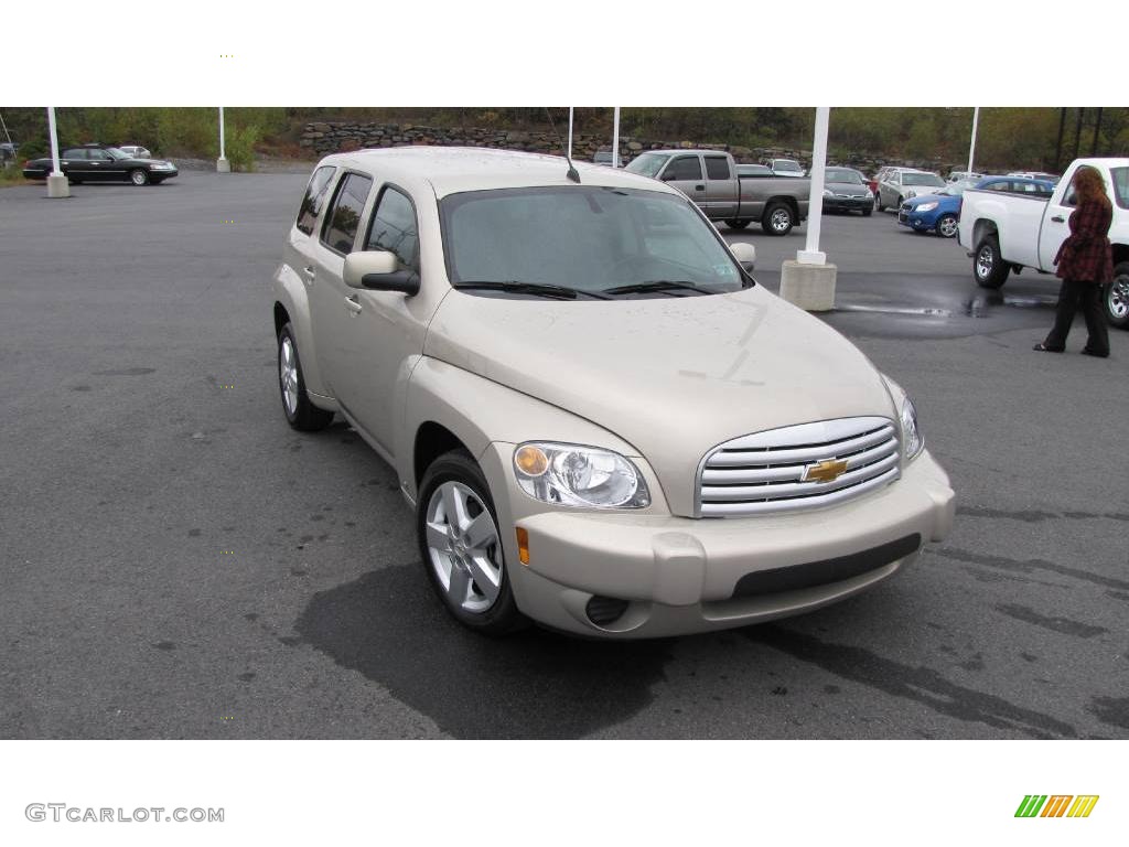 2009 HHR LT - Gold Mist Metallic / Ebony photo #4