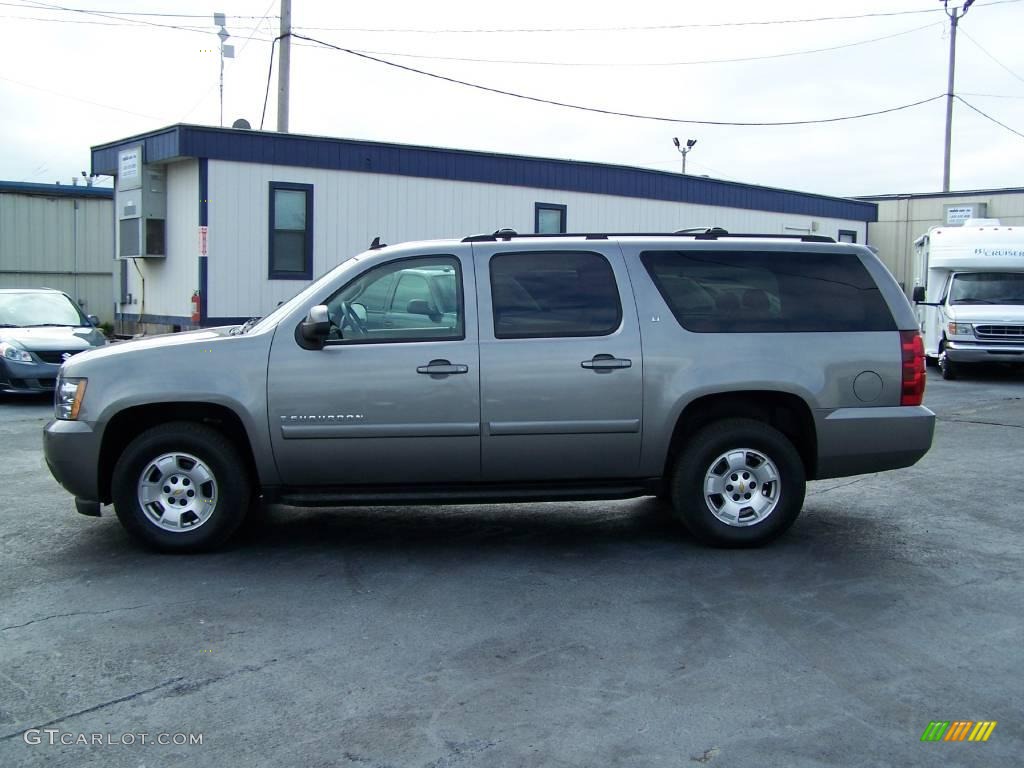 2009 Suburban LT 4x4 - Greystone Metallic / Light Titanium/Dark Titanium photo #1