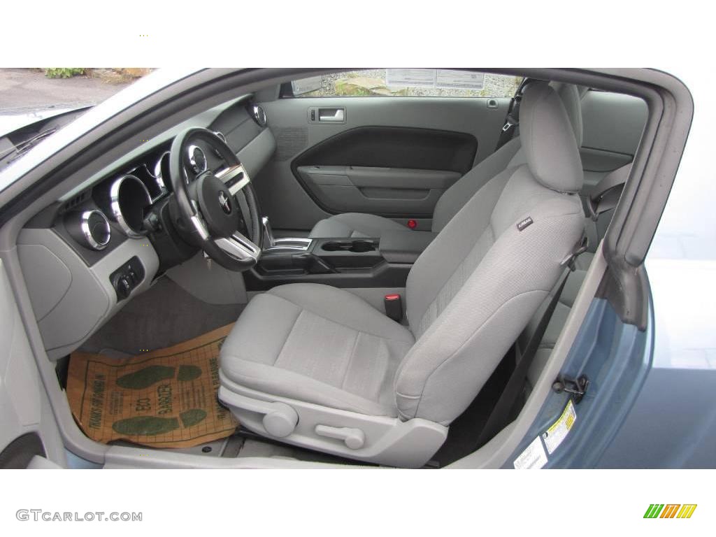 2008 Mustang V6 Deluxe Coupe - Windveil Blue Metallic / Light Graphite photo #9