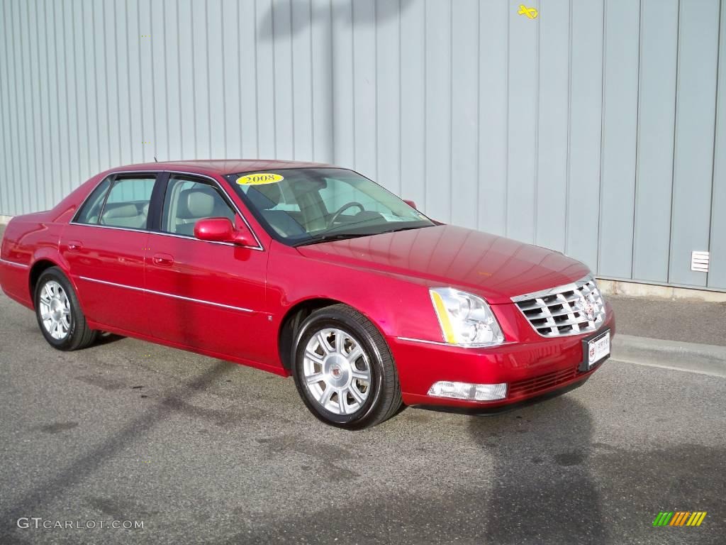 Crystal Red Cadillac DTS