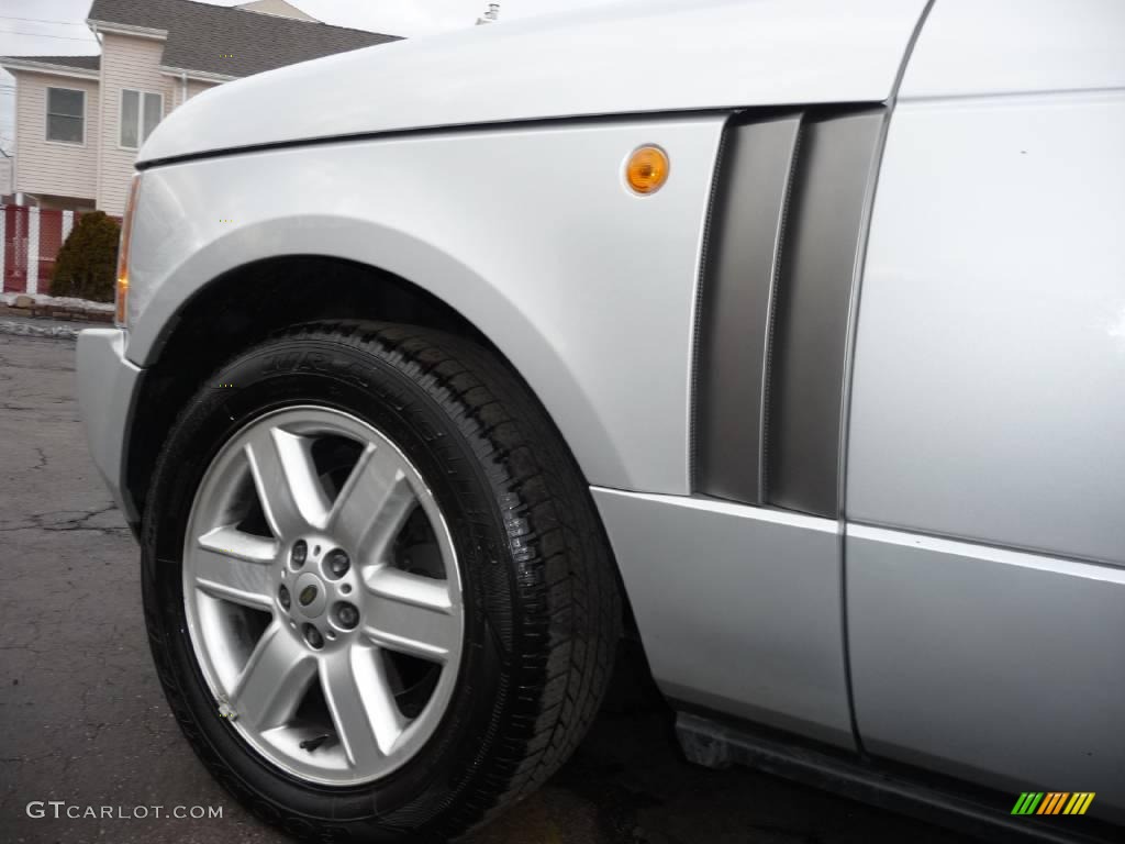 2004 Range Rover HSE - Zambezi Silver Metallic / Charcoal/Jet Black photo #22