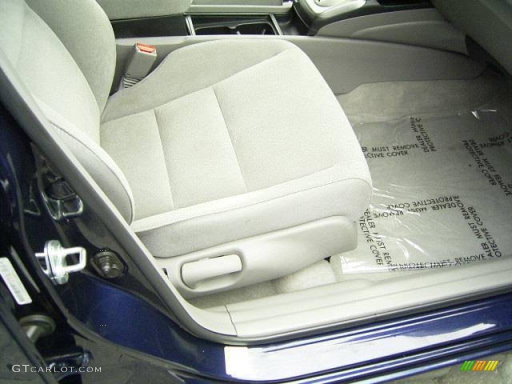 2007 Civic LX Sedan - Royal Blue Pearl / Gray photo #14