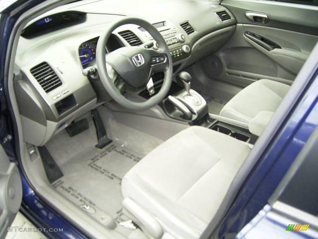 2007 Civic LX Sedan - Royal Blue Pearl / Gray photo #26