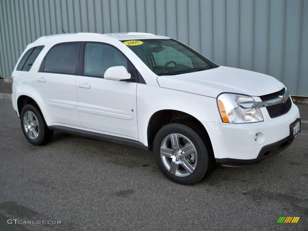 2008 Equinox LT AWD - Summit White / Dark Gray photo #1