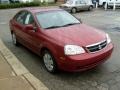 2007 Fusion Red Metallic Suzuki Forenza Sedan  photo #6