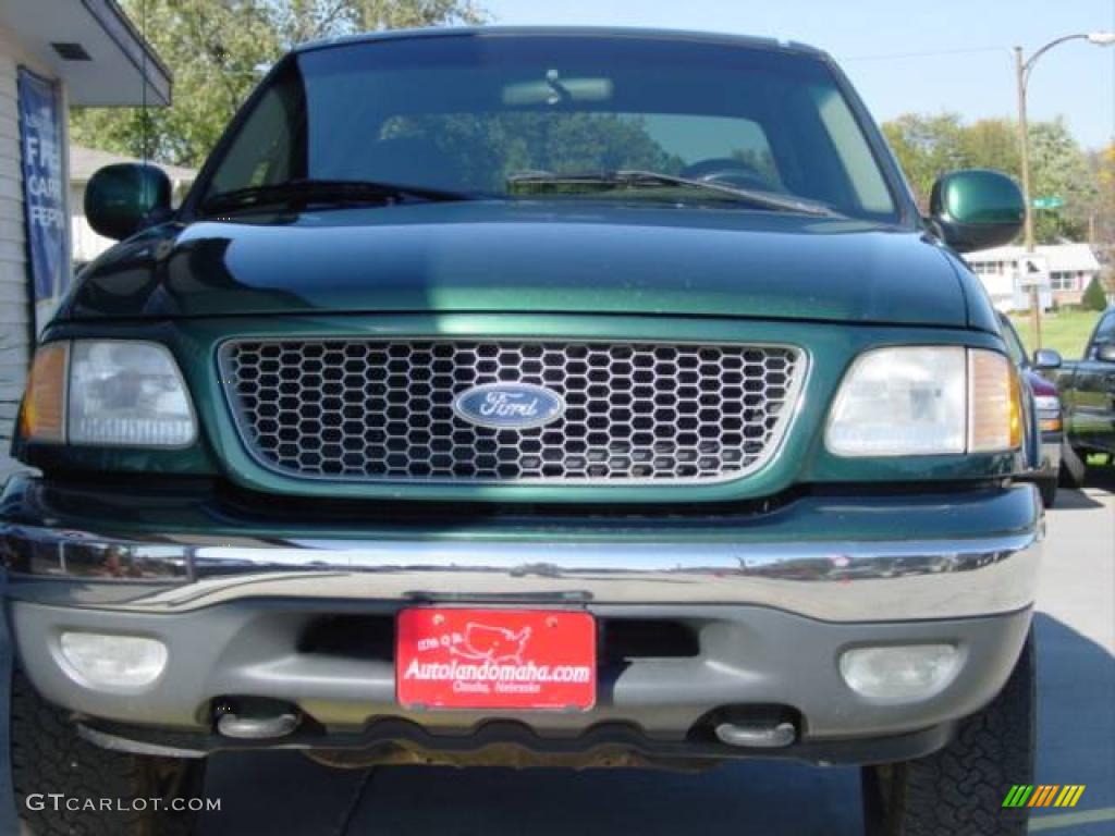 1999 Amazon Green Metallic Ford F150 XLT Extended Cab 4x4 19987648 Photo 6