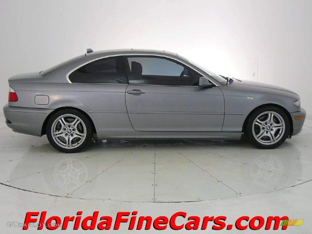 2004 3 Series 330i Coupe - Silver Grey Metallic / Black photo #4