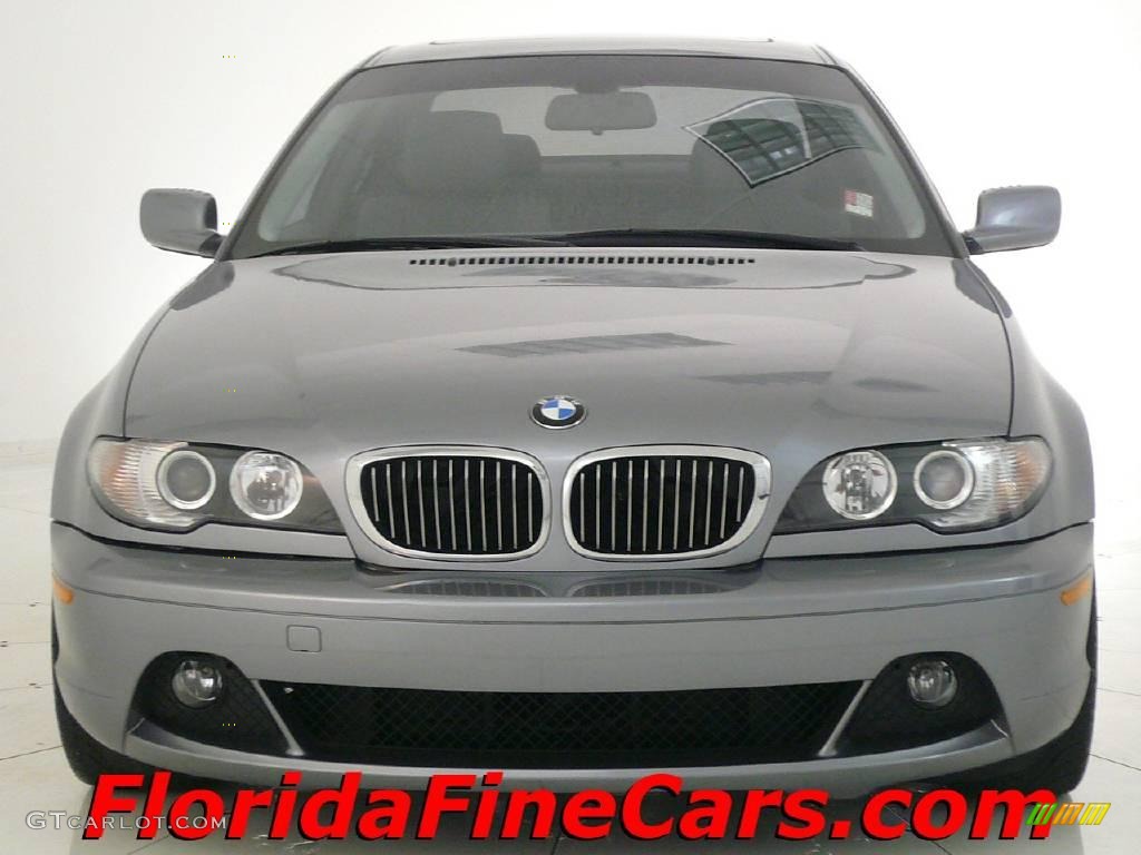 2004 3 Series 330i Coupe - Silver Grey Metallic / Black photo #5