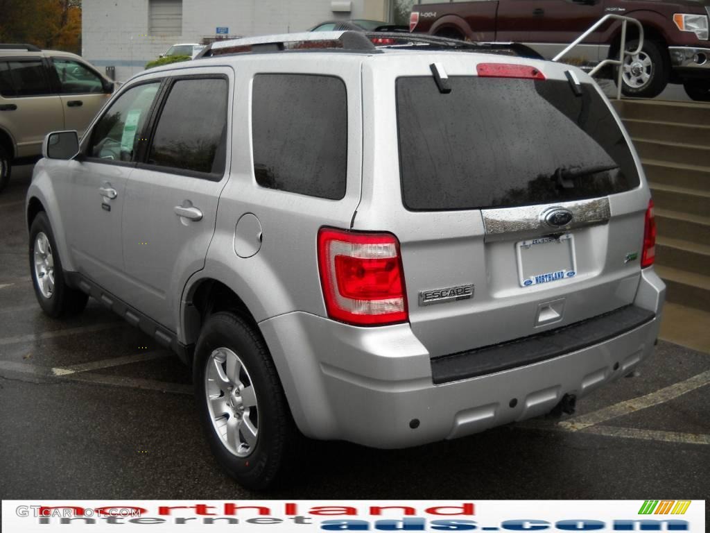 2010 Escape Limited V6 4WD - Ingot Silver Metallic / Charcoal Black photo #8