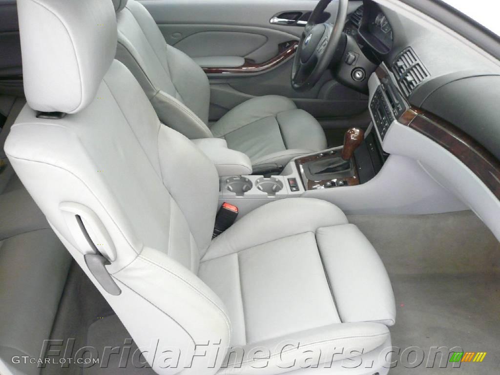 2004 3 Series 330i Coupe - Silver Grey Metallic / Black photo #13