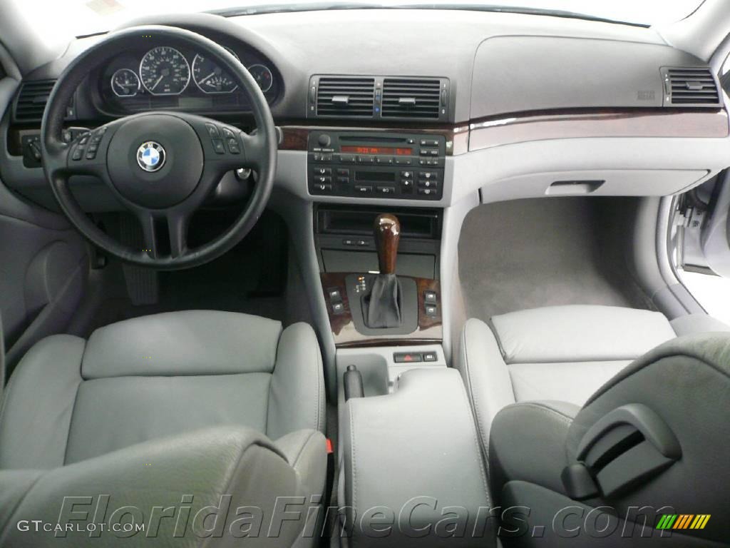 2004 3 Series 330i Coupe - Silver Grey Metallic / Black photo #14