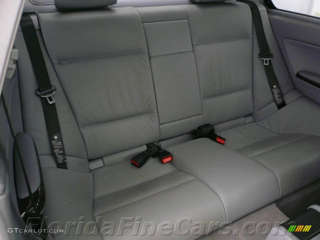 2004 3 Series 330i Coupe - Silver Grey Metallic / Black photo #15
