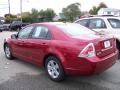 2007 Redfire Metallic Ford Fusion SE V6  photo #3