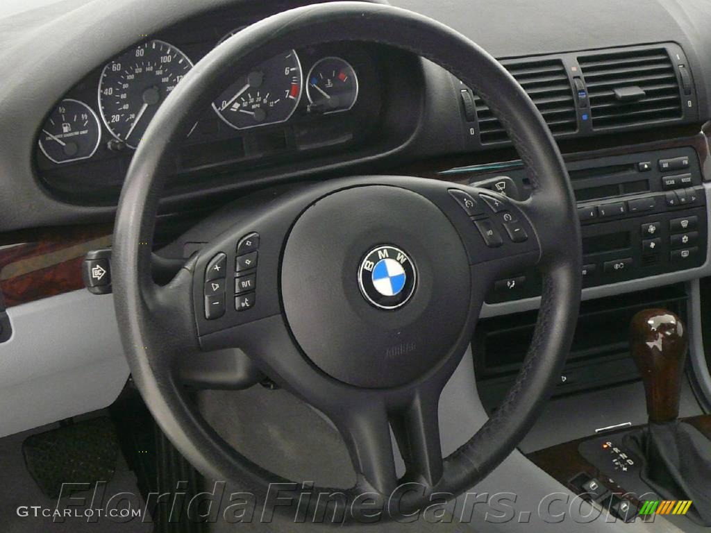 2004 3 Series 330i Coupe - Silver Grey Metallic / Black photo #17
