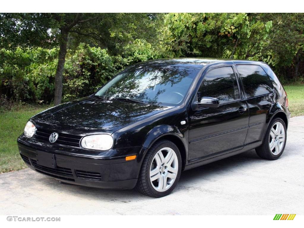 Black Volkswagen GTI