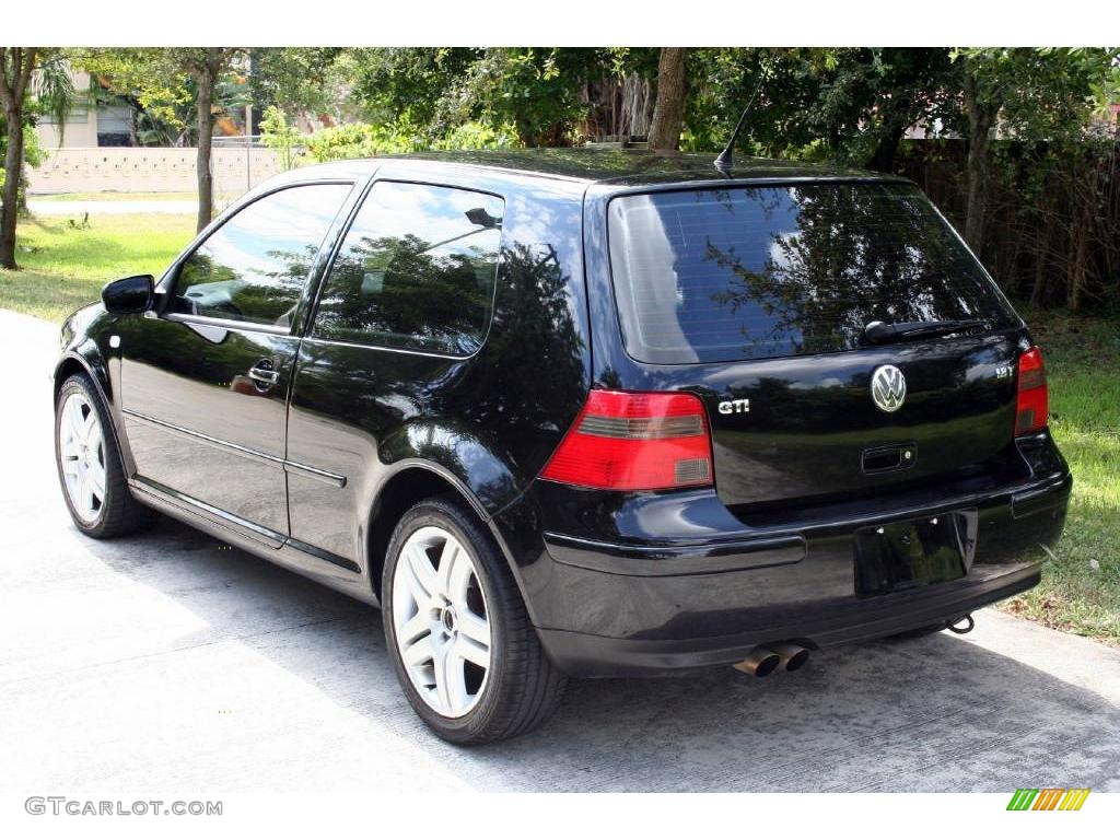 2003 GTI 1.8T - Black / Black photo #7