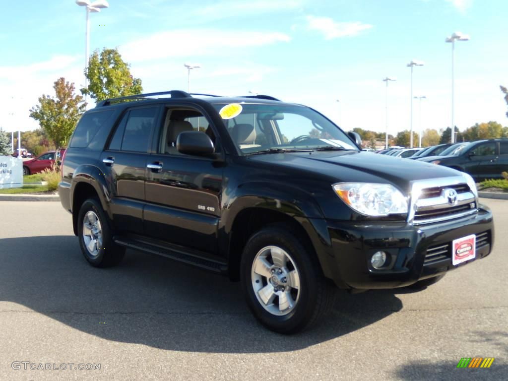 2006 4Runner SR5 4x4 - Black / Taupe photo #7