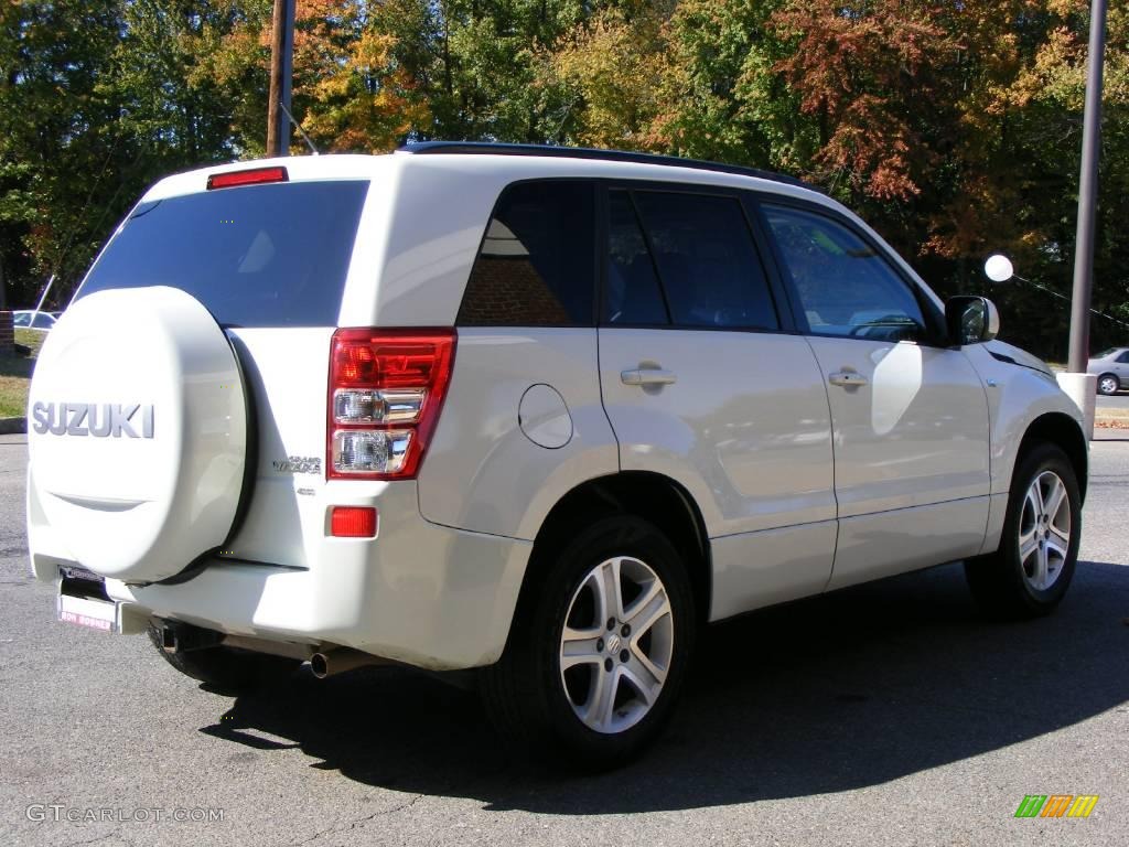 2007 White Pearl Suzuki Grand Vitara Luxury 4x4 #20015568 Photo #3 |  GTCarLot.com - Car Color Galleries