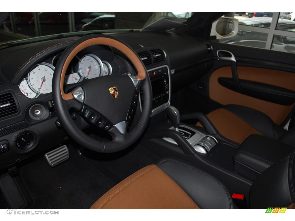 2009 Cayenne Turbo S - Sand White / Black/Havanna photo #6
