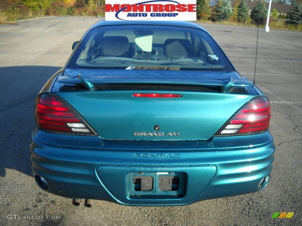 1999 Grand Am SE Coupe - Medium Green Blue Metallic / Dark Pewter photo #4