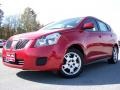 2009 Red Hot Metallic Pontiac Vibe 2.4  photo #4