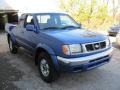 1999 Deep Crystal Blue Nissan Frontier SE Extended Cab 4x4  photo #14