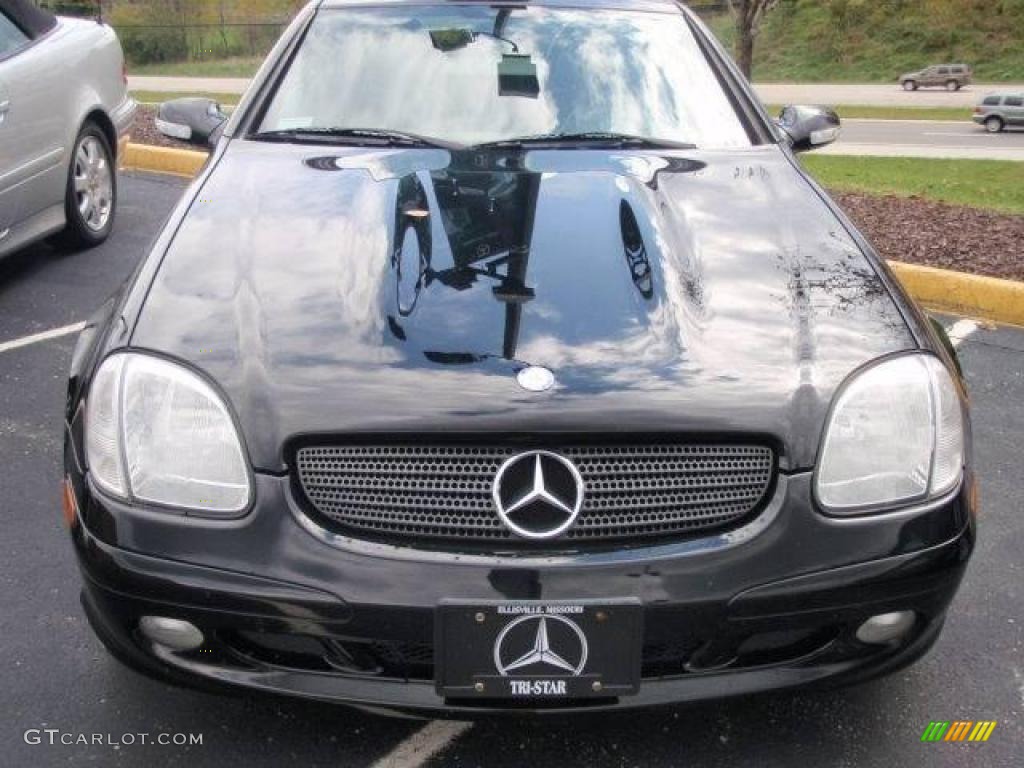 2003 SLK 320 Roadster - Black / Sienna Beige photo #2