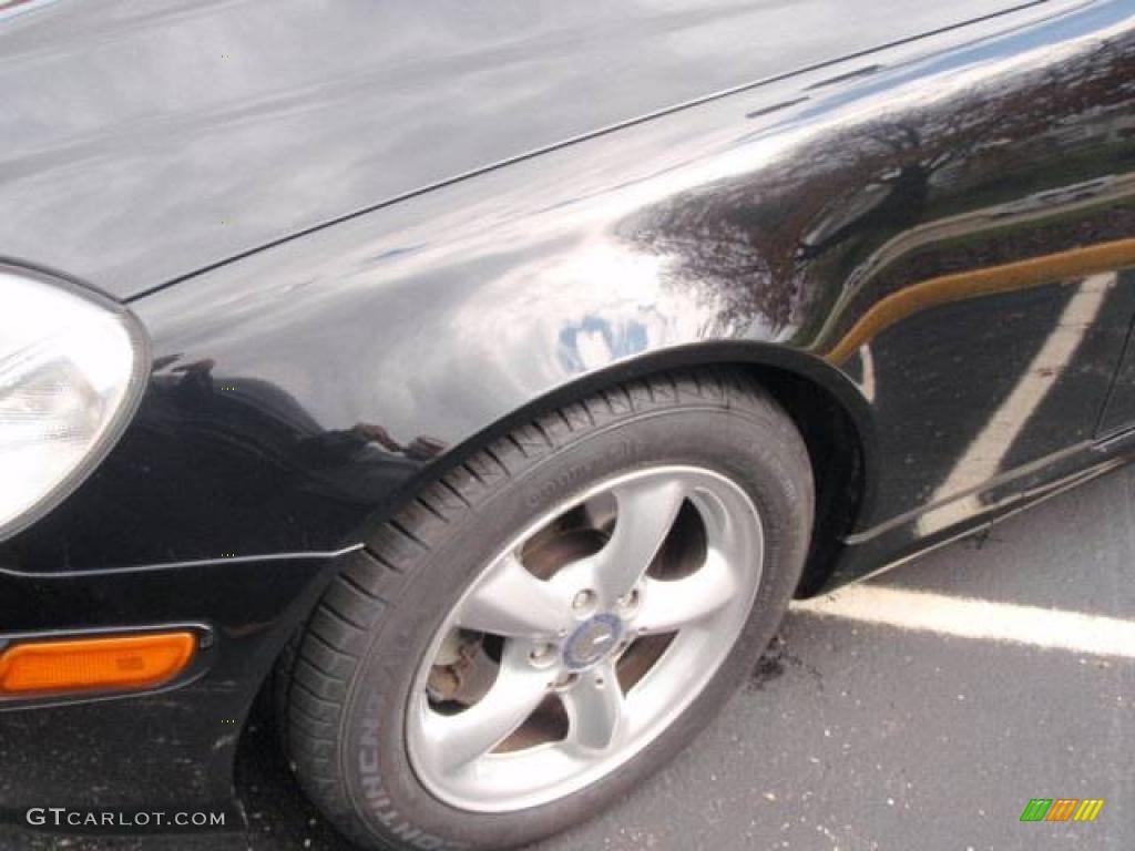 2003 SLK 320 Roadster - Black / Sienna Beige photo #6