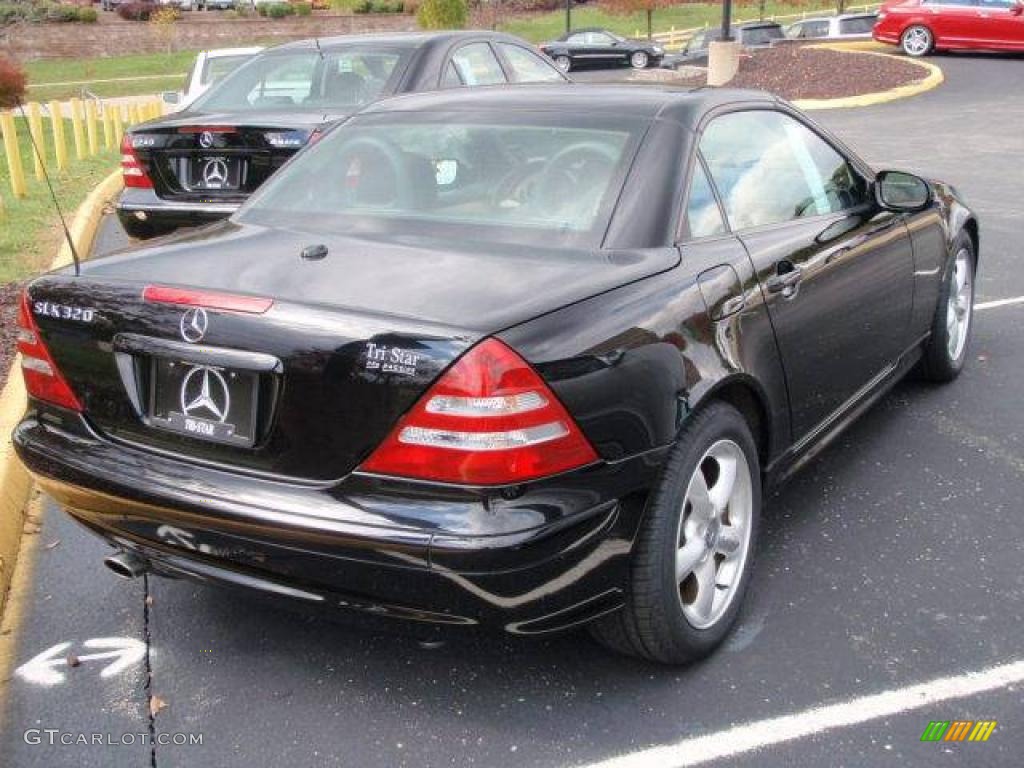 2003 SLK 320 Roadster - Black / Sienna Beige photo #11