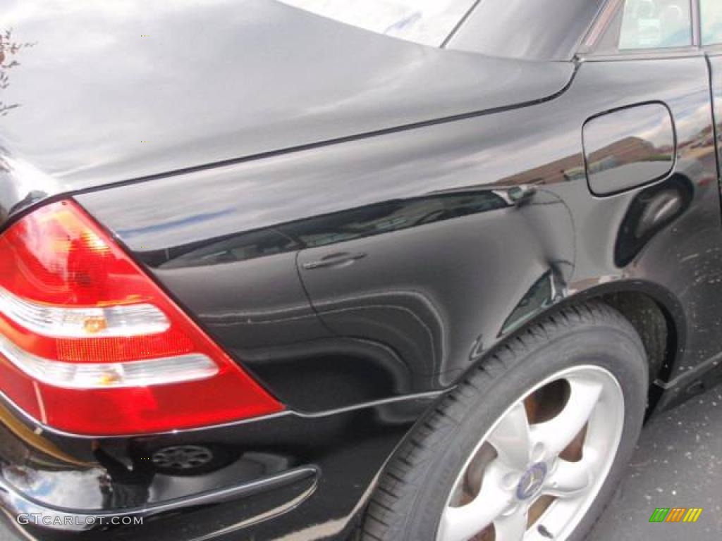 2003 SLK 320 Roadster - Black / Sienna Beige photo #12
