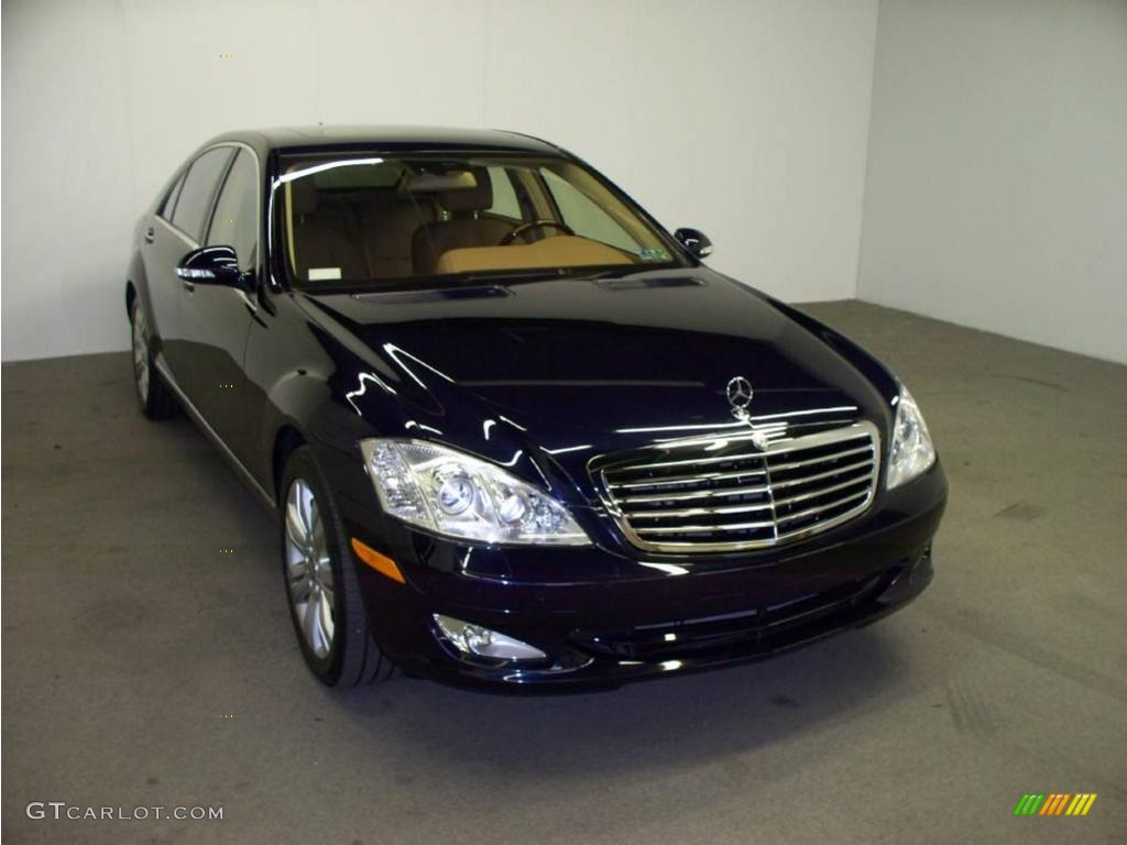 2008 S 550 4Matic Sedan - Capri Blue Metallic / Cashmere/Savanna photo #1