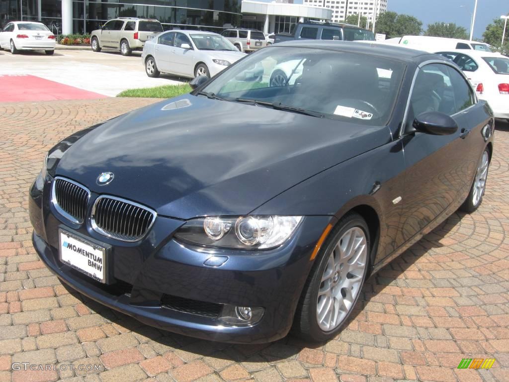 2007 3 Series 328i Convertible - Monaco Blue Metallic / Black photo #3