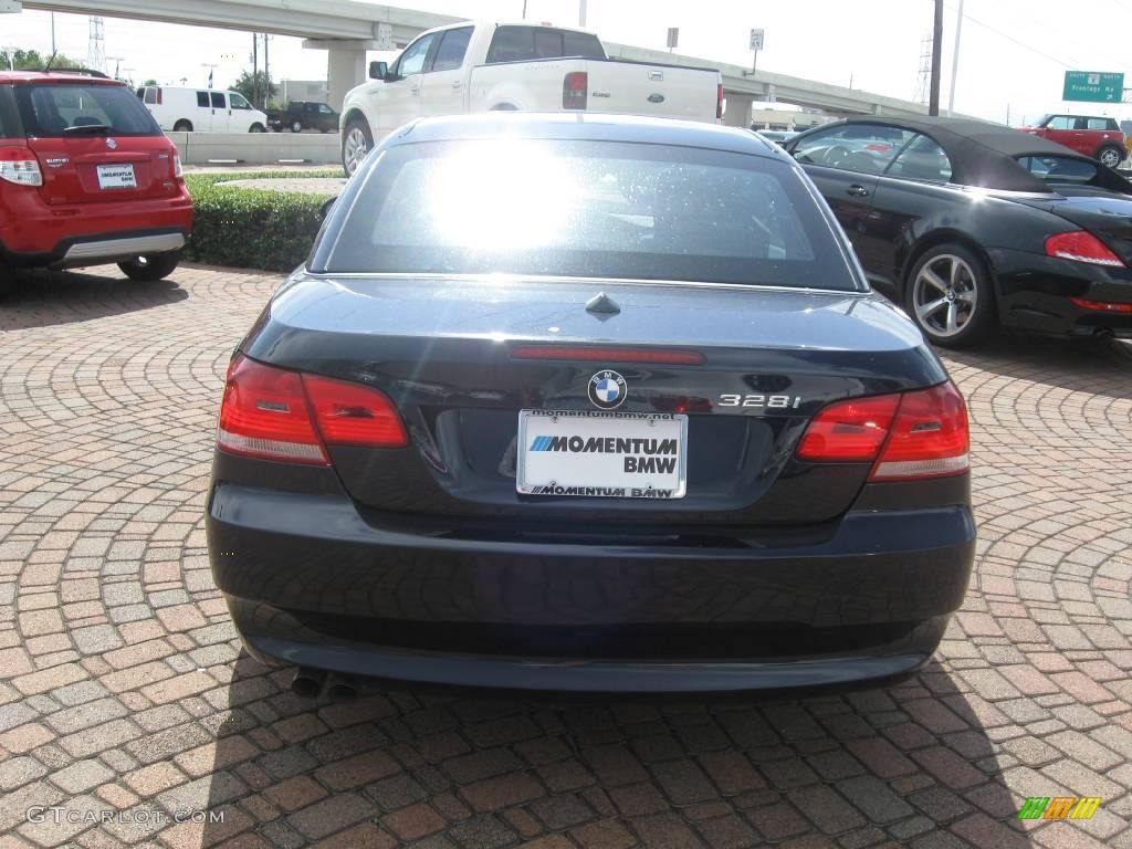 2007 3 Series 328i Convertible - Monaco Blue Metallic / Black photo #6