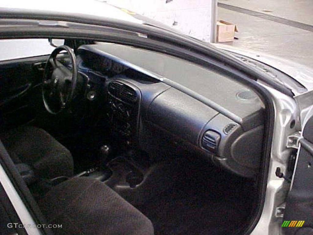 2001 Neon SE - Bright Silver Metallic / Dark Slate Gray photo #7