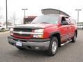 2004 Victory Red Chevrolet Silverado 1500 Z71 Extended Cab 4x4  photo #2