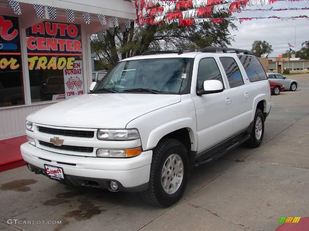 2006 Suburban Z71 1500 4x4 - Summit White / Tan/Neutral photo #3